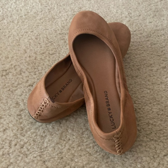 Lucky Brand Shoes - Lucky Brand Emmie cognac ballet flat size 7.5